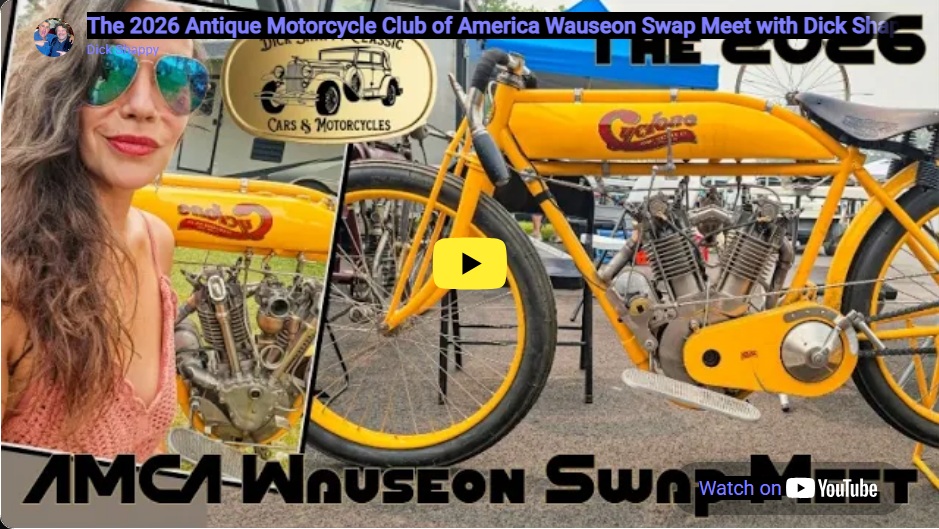 2026 Antique Motorcycle Club of America Wauseon Swap Meet with Dick Shappy